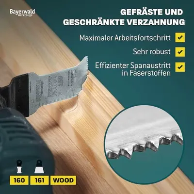 Produktbild von 5x Bayerwald SL BiM Tauchsägeblatt 35x50mm