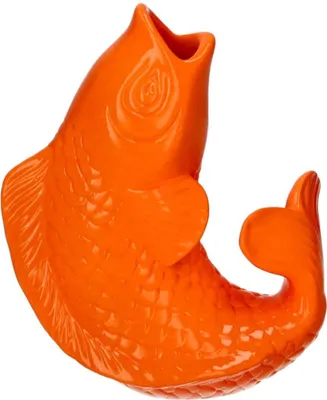 Produktbild von Gift Company Vase Fisch Mamsell Koi Neon Orange (15,5cm)