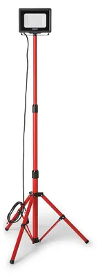 LED-Baustrahler 50W IP65 4000lm kaltweiß mit Stativ 3m Kabel