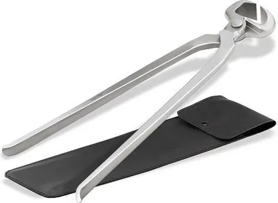 Produktbild von Famanu Hufschneider Edelstahl 38 cm mit Koffer und extra breiter Öffnung
