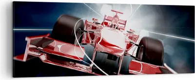 Produktbild von Bild auf Leinwand - Leinwandbild - Formel Geschwindigkeit Motor - 140x50cm - Wand Bild - Wanddeko - Leinwanddruck - Bilder - Kunstdruck - Wanddekoration - Leinwand bilder - Wandkunst - AB140x50-2677