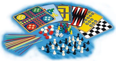 Produktbild von Simba Games & More 6015368 - Spiele in Metallbox Spielsammlung Gesellschaftsspiele Reisebox