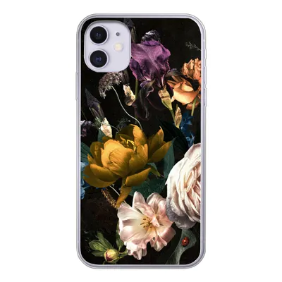 Produktbild von MuchoWow® Handyhülle Schutzhülle Hülle für iPhone 11 Blumen - Blumenstrauß - Muster Silikon Softcase Handy Hülle - Handytasche
