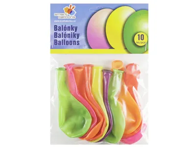 Obrázek produktu pro Balónek nafukovací - sada 10ks NEON 26cm