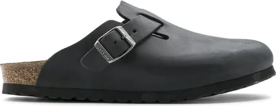 Produktbild von Birkenstock Boston Kunstleder Schwarz Normalfußbett - Pantoffel - 59461