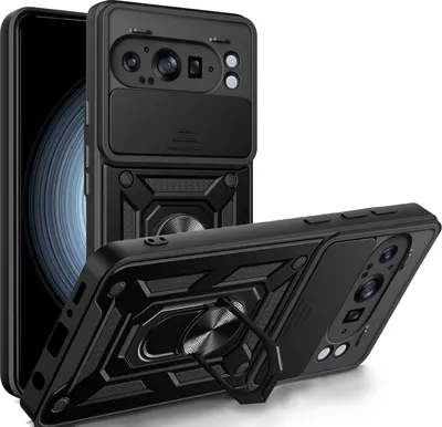 Produktbild von Outdoor Panzer Hülle für Google Pixel 9 Pro XL Handyhülle mit Kameraschutz Case in Schwarz