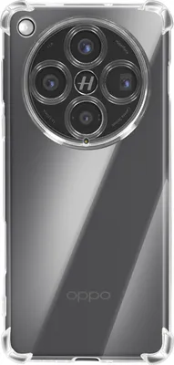 Imagen del producto de Funda protectora para Oppo Find X8 Pro, resistente a golpes, esquinas reforzadas, transparente