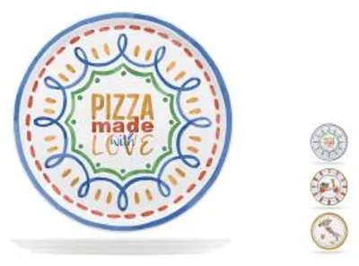 Immagine prodotto di SATURNIA Set 6 Piatti Pizza Hand Porcellana Cm 31
