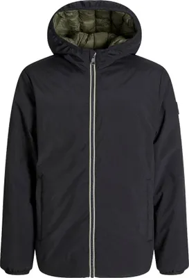 Produktbild von Jack & Jones 12279138_2161_1191980_140, Feldjacke, Uni, Erwachsener, Reißverschluss, Polyester, Schwarz