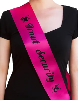 Produktbild von Oblique Unique Schärpe Braut Security JGA Junggesellinnenabschied Hen Party pink