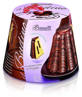 Obrázek produktu pro Bauli Panettone IL Budino s čokoládou Italský kynutý koláč 750g