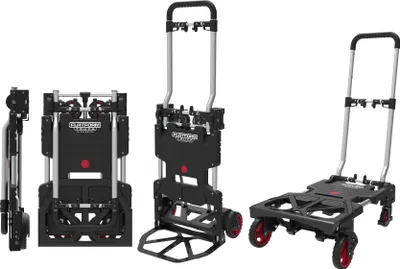Produktbild von MAGNA CART Magnacart 2 v 1 - skladací prepravný vozík - do 137 kg - hliník
