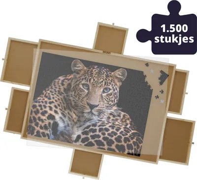 Produktbild von BREND BR-2217 Puzzleplatte für 1500 Teile – Puzzlebrett / Puzzletisch mit 6 Schubladen