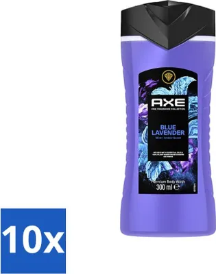 Immagine prodotto di AXE - Gel doccia - Lavanda blu - Lenitivo - Fragranza premium - 300 ml - Confezione  - 10 pezzi