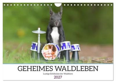 Produktbild von Geheimes Waldleben (Wandkalender 2027 DIN A4 quer), CALVENDO Monatskalender