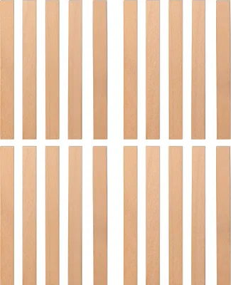 Produktbild von Kerzendochte aus Holz, 120 x 12 x 1 mm, 20 Stück