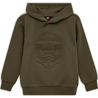Produktbild von LEGO® kidswear Kinder Pullover LEGO NINJAGO HæTTETRøJE – LWSAKU 702 Oliv 116