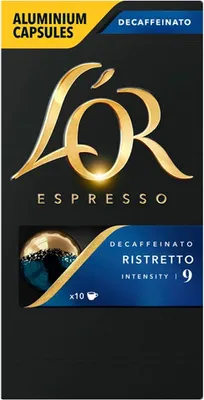 Obrázok produktu pre L'OR Espresso – Ristretto bez kofeínu – 10 kapsúl