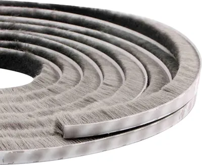 Produktbild von Selbstklebende Bürstendichtung für Türen und Fenster - 10 m, 9 x 15 mm