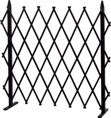 Produktbild von dobar® green label Faltbares Rankgitter | Rankhilfe Massivholz | Kletterhilfe für Rankgewächse | Ranknetz für Kletterpflanzen | 160 x 120 cm | Schwarz