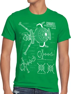 Produktbild von style3 Future Comet Herren T-Shirt captain
