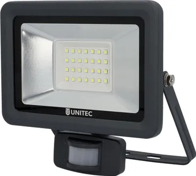 Produktbild von Unitec LED Fluter Strahler Anthrazit IP44 21W 2550lm Tageslicht 6500K Bewegungsmelder