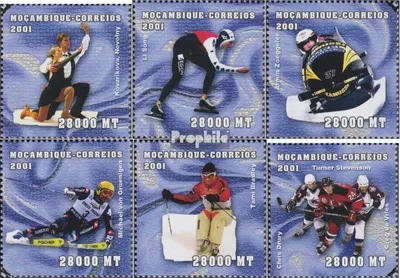 Produktbild von Briefmarken Mosambik 2001 Mi 1976-1981 postfrisch Olympische Winterspiele 2002