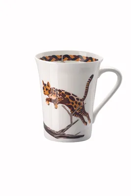Imagen del producto de Taza con asa Hutschenreuther, colección "My Mug", diseño "Bengal", número de artículo 02048-727440-15505