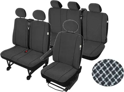 Produktbild von Mercedes Sprinter 6-Sitzer Sitzbezüge Sitzschoner Set robusteStoff