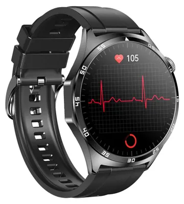 Produktbild von AMOLED Smartwatch 48 mm – Gesundheitsuhr mit EKG, HRV, BMI, Telefonfunktion, Sportmodi, 24h Herz- & Aktivitätsüberwachung