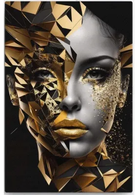 Obrázok produktu pre NORIMPEX Diamantová maľba "Dáma v zlate", 30x40 cm