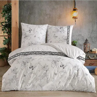 Produktbild von Famanu Bettwäsche Set aus Baumwolle mit Reißverschluss - 80 x 80 cm