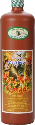 Produktbild von Drexler Haselnuss-Schnaps 1l. Tonkrug