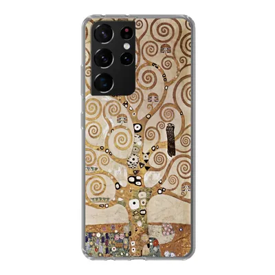 Produktbild von MuchoWow® Handyhülle Schutzhülle Hülle für Samsung Galaxy S21 Ultra Der Baum des Lebens - Gustav Klimt Silikon Softcase Handy Hülle - Mobiltelefon