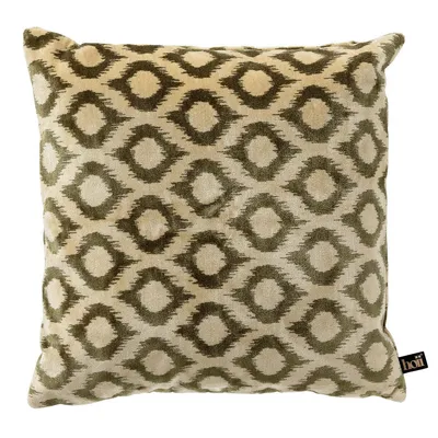 Produktbild von Dutch Decor - Dekokissen 'Leonardo' (45cm x 45cm, Militäroliv)