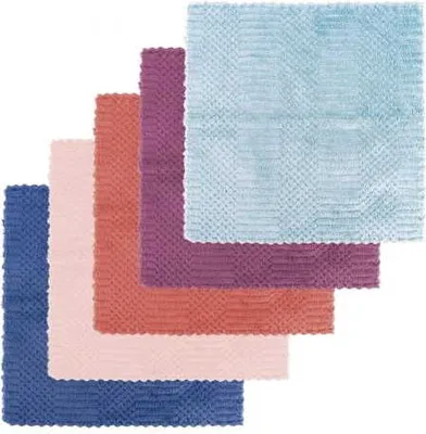 Produktbild von Set mit 5 Mikrofasertüchern, verschiedene Farben