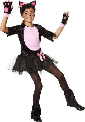 Produktbild von Mädchenkostüm Pinkes Samtpfötchen - 128 (7-8 Jahre)