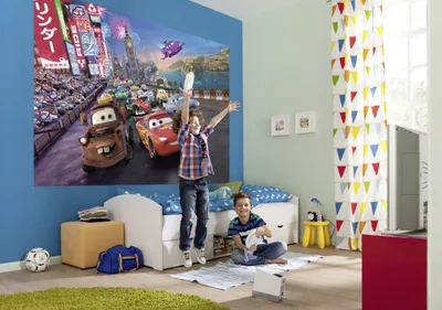 Zdjęcie produktu dla Fototapeta Komar Cars Race, wymiary: 254 x 184 cm