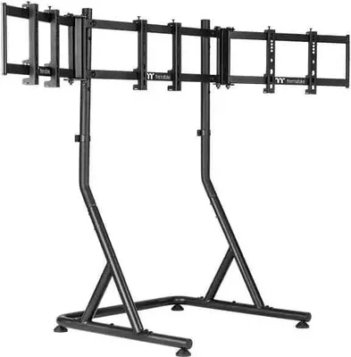 Produktbild von Triple Monitor Stand Black, für Racing Simulator Cockpit GR500 (schwarz, für Monitore 32" - 55")