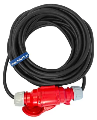 Image de Rallonge triphasée CEE en caoutchouc H07RN-F 16A 4x2,5mm² 15m