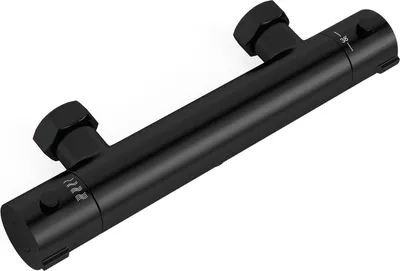 Zdjęcie produktu dla LOMAZOO bateria termostatyczna prysznicowa, czarna, 15 cm