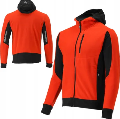 Produktbild von Fleecejacke mit Kapuze SARNA rot Größe 3XL