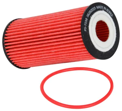 Productafbeelding van Oliefilter K&N Filters HP-7038, inzetstuk voor:VW Golf VII hatchback (5G1, BQ1, BE1, BE2)VW Polo hatchback (6R1, 6C1)VW Passat Variant (3G5, CB5)