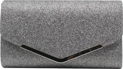 Produktbild von Grau Glänzende Umschlag Clutch Geldbörsen für Damen Abend Geldbörsen und Clutches für Hochzeiten