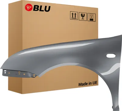 Produktbild von BLU Kotflügel Passend für Volkswagen Bora 1J1 1J6 LD7W Links Grau UrbanGrau | 1998-2005 | Vorderseite Vorne | Lackiert | Einbaufertig
