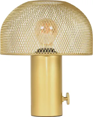 Produktbild von LABEL51 Tischlampe Fungo 23x23x29 cm - Gold - Metall