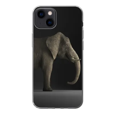 Produktbild von MuchoWow® Handyhülle Schutzhülle Hülle für iPhone 13 Elefant - Tiere - Licht Silikon Softcase Handy Hülle - Karteninhaber