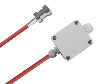 PT1000-Temperaturmessumformer mit Sensor, 0-10V/4-20mA