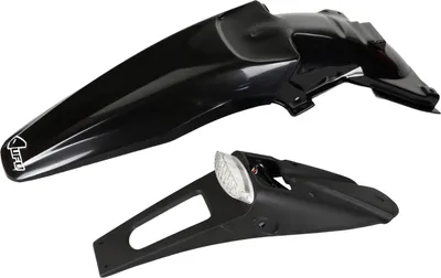 Produktbild von Kotflügelverkleidung UFO PLAST Abdeckung Schutzblech hinten für Kawasaki KLX R 450 ccm Bj. 2007 - 2024, Farbe:schwarz