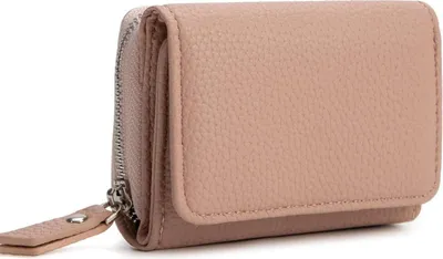Produktbild von CHAOFANXI Damen Geldbörse Trifold Leder Rosa